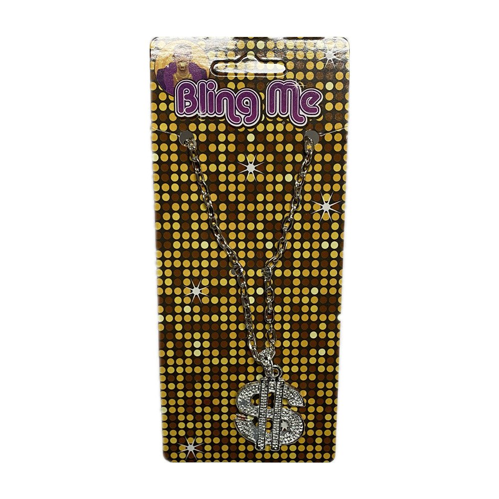 Party Supplies: Dollar blings 2assorted - Dollar Sign-Gold