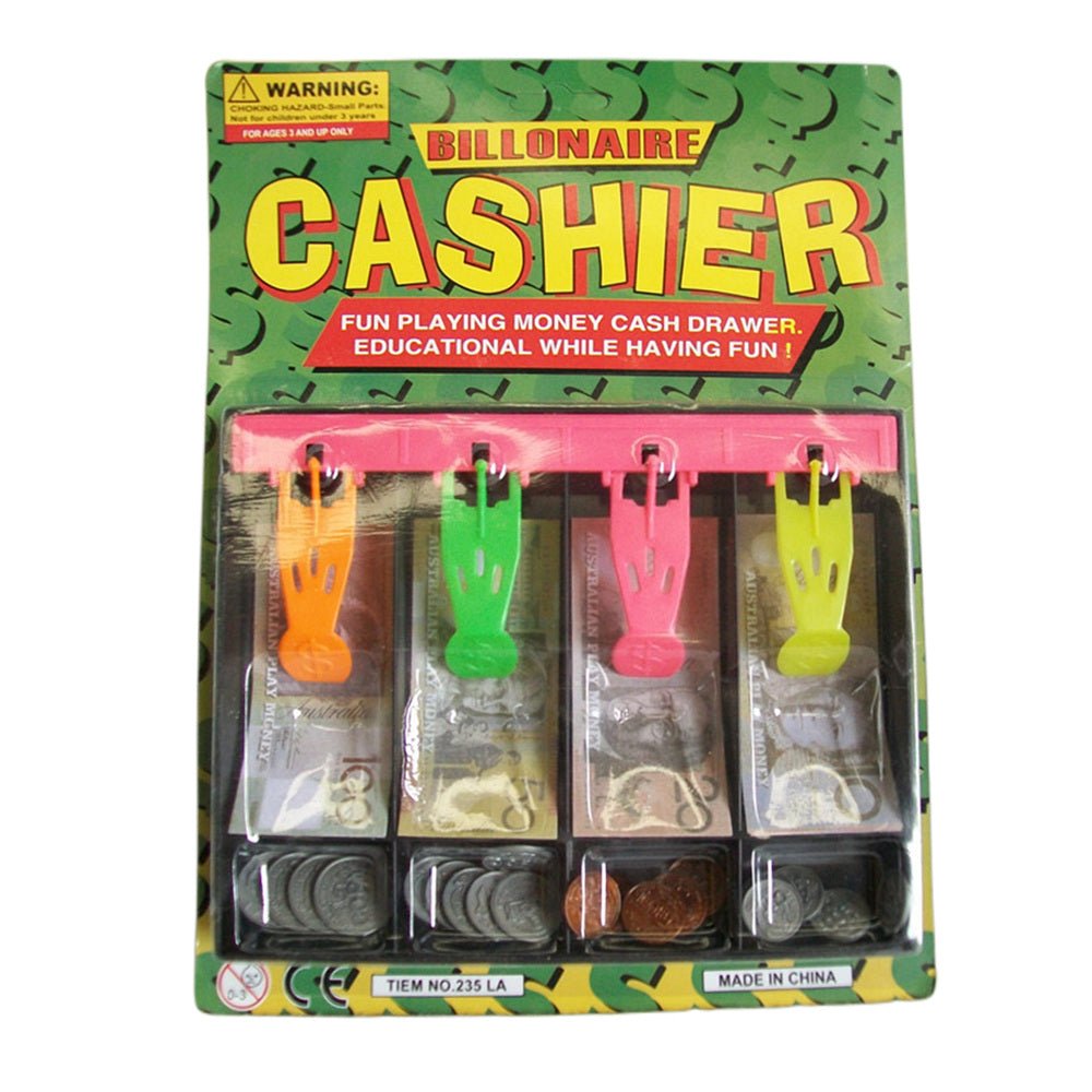 Board Games: 2 x cash drawer with play money