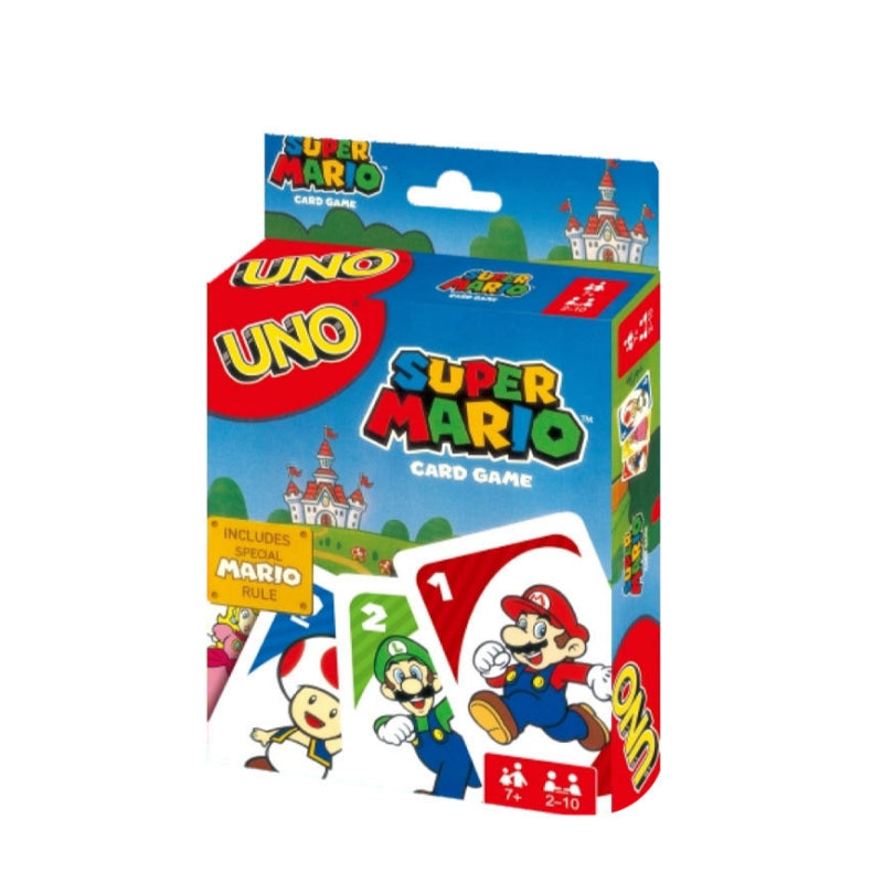 Classic UNO Playing Cards – Assorted – Family Fun for All Ages! - SUPER MARIO