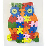 Board Games: WOODEN ANIMAL PUZZLES ALPHABET AND NUMBER ASSORTED - Snake