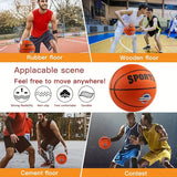 Basketball & Basketball Accessories: Standard Size 7 Rubber Basketball Training basketball