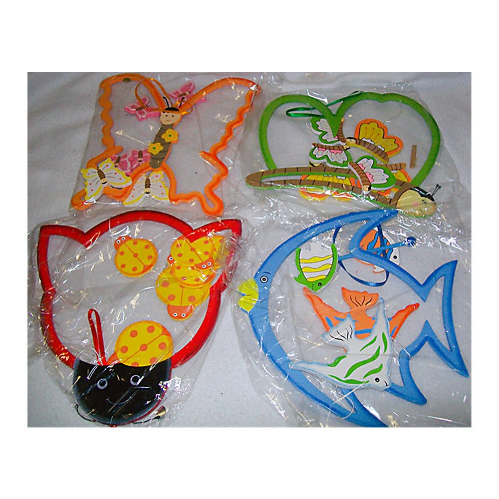 Wooden mobile - Orange