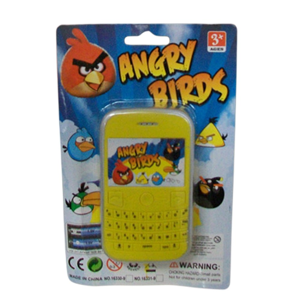 Pretend Play: Toy mobile phone -angry birds
