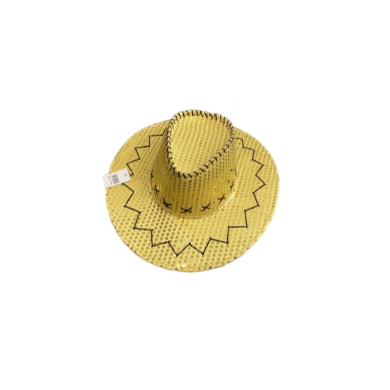 Mannequins: Sequin Cowboy Hat party hat - Pink
