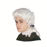 Costumes & Accessories: White Judge Wig Colonial Wig Lawyer Dress Costume Halloween Fancy Party wig
