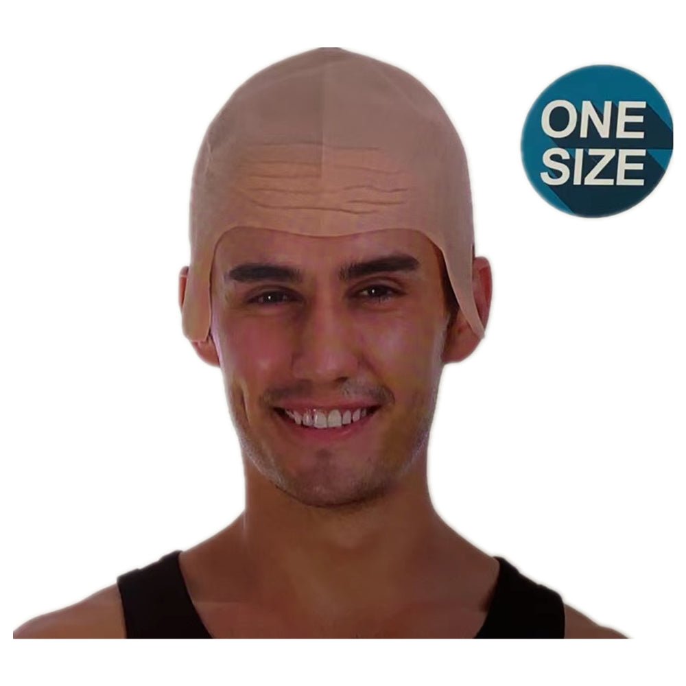 Headboards: Bald head wig (skin head)