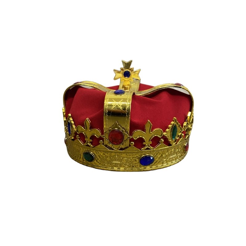 Bicycle Helmets: Deluxe Kings or Queens Crown Hat with Gems
