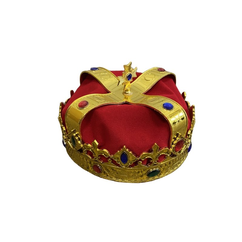 Bicycle Helmets: Deluxe Kings or Queens Crown Hat with Gems