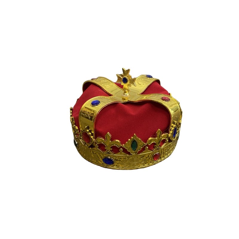 Bicycle Helmets: Deluxe Kings or Queens Crown Hat with Gems
