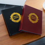 Picture Frames: Classic photo album 200 Pcs 4x6 photos Red and Black - Red