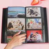 CDs & Vinyl: Photo album with luxurious cover Assorted colours Large 300 PCs 6 Inch - Black