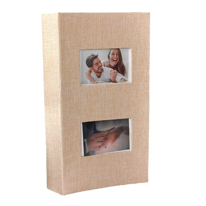 CDs & Vinyl: Photo album with luxurious cover Assorted colours Large 300 PCs 6 Inch - Gray