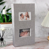 CDs & Vinyl: Photo album with luxurious cover Assorted colours Large 300 PCs 6 Inch - Leather