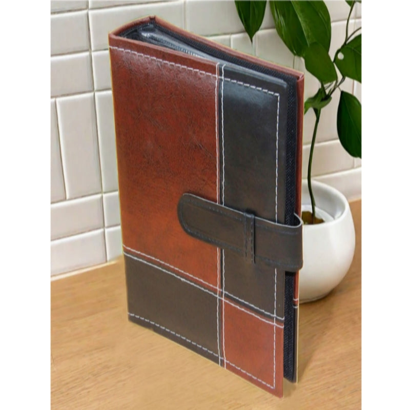 Photo album with luxurious cover Assorted colours Large 300 PCs 6 Inch - Red