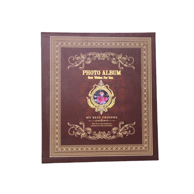 Extra Large 600-Pocket Leather Photo Album - Navy