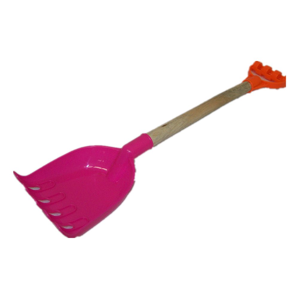 Gardening Accessories: 2x Wooden handle toy rake