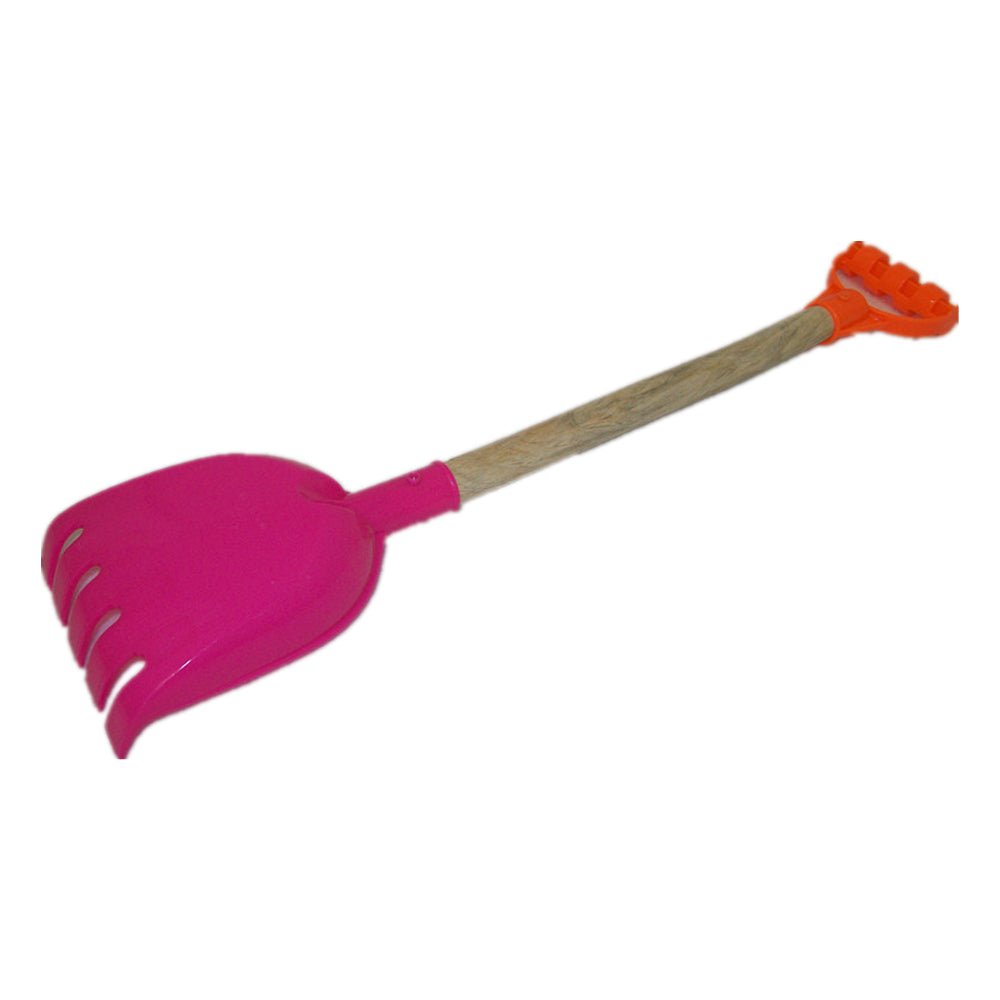 Gardening Accessories: 2x Wooden handle toy rake