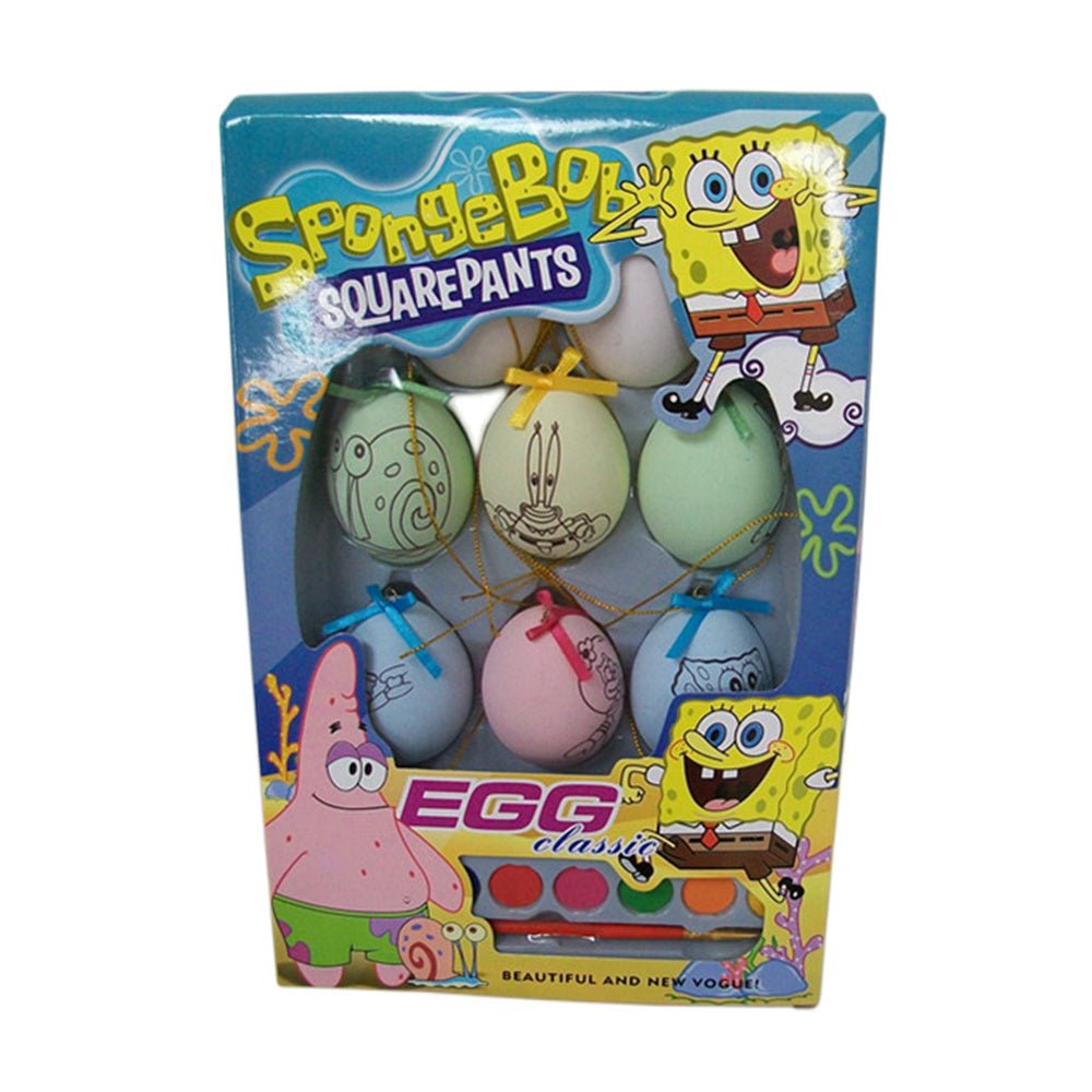 Pretend Play: Spongebob square pants decorating egg