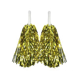 Girl's Shirts & T-shirts: 4 Sets/8pcs Metallic Team Girls' Cheerleading Dance Party Dress Pom Poms Pompoms - Gold