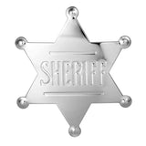 3D Wall Art: METAL SHERIFF BADGE ASSORTED COLOURS - Bronze