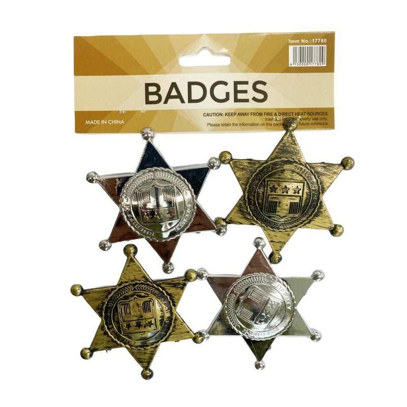 Baby Health & Grooming Kits: PLASTIC SHERIFF BADGE