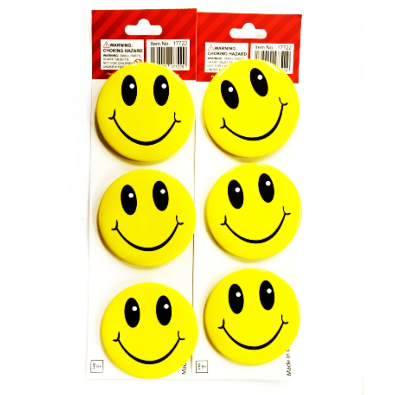 Dolls, Playsets & Toy Figures: Smiley face badges - Large 5.5cm