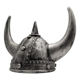 Mannequins: Viking Helmet Medieval Viking Horned Hat Warrior Costume Hat Cosplay-Silver Black