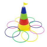 Outdoor Play Equipment: Kids Outdoor Sport Toys Funny Ring Toss Game Home Educational Toys