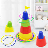 Outdoor Play Equipment: Kids Outdoor Sport Toys Funny Ring Toss Game Home Educational Toys