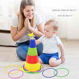 Outdoor Play Equipment: Kids Outdoor Sport Toys Funny Ring Toss Game Home Educational Toys