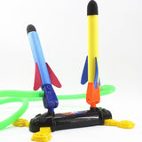 Air Power Foam Duel Rocket Shoot Up Stomp Launcher Kids Outdoor Activities Toys