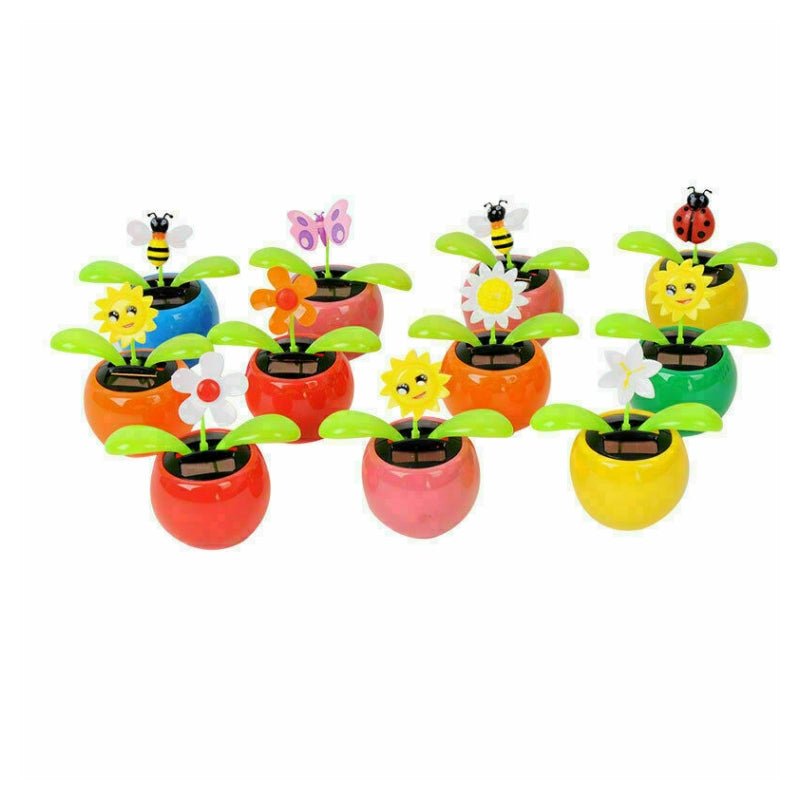 Outdoor Decorations & Lights: 4 x flip flap solar toys