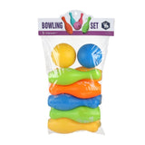 Tennis: Colourful PVC bowling play set