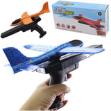 2x Ejection Foam Plane Toy Outdoor Sport with Light Safe for Children Birthday Gift