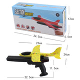 2x Ejection Foam Plane Toy Outdoor Sport with Light Safe for Children Birthday Gift