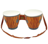 Pretend Play: Inflatable Double Bongo Drums African Tropical Beach Party Fancy Dress Hawaiian Luau