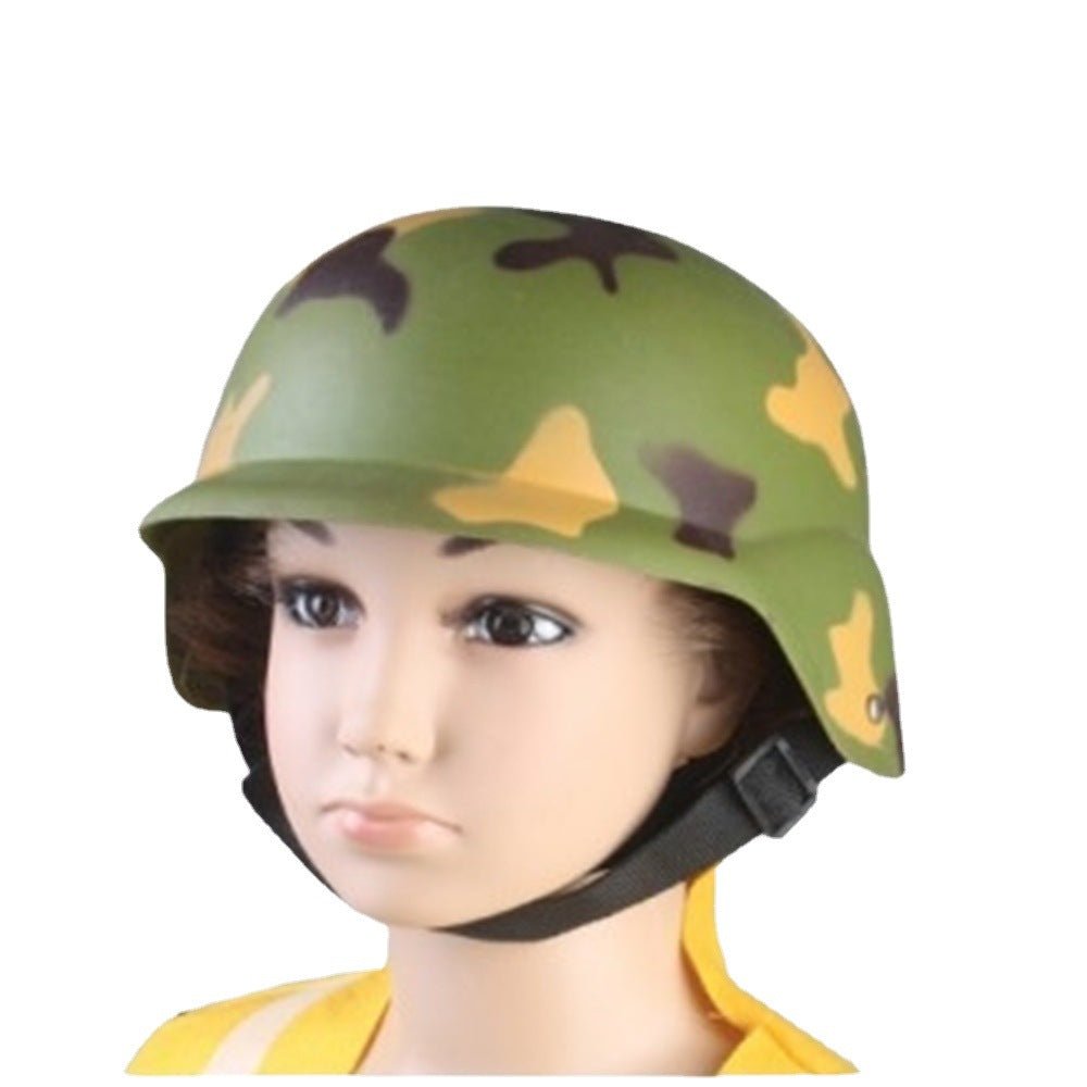 Costumes & Accessories: 2x Kids Army Helmet- Perfect for Dress Up and Pretend Play