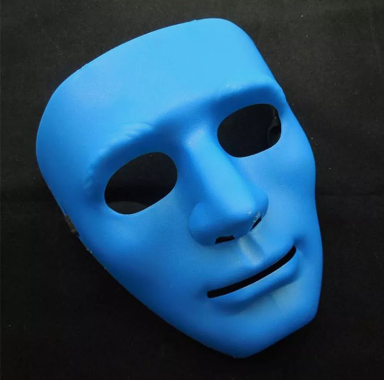 Baby & Toddler Clothing: 2x Robot Plain Mask Purge Style Halloween Scary Ghost Blank Mask Unisex - 2x White
