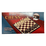 Board Games: Chess game set with magnet box - Gold and Silver