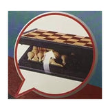 Board Games: Chess game set with magnet box - Gold and Silver