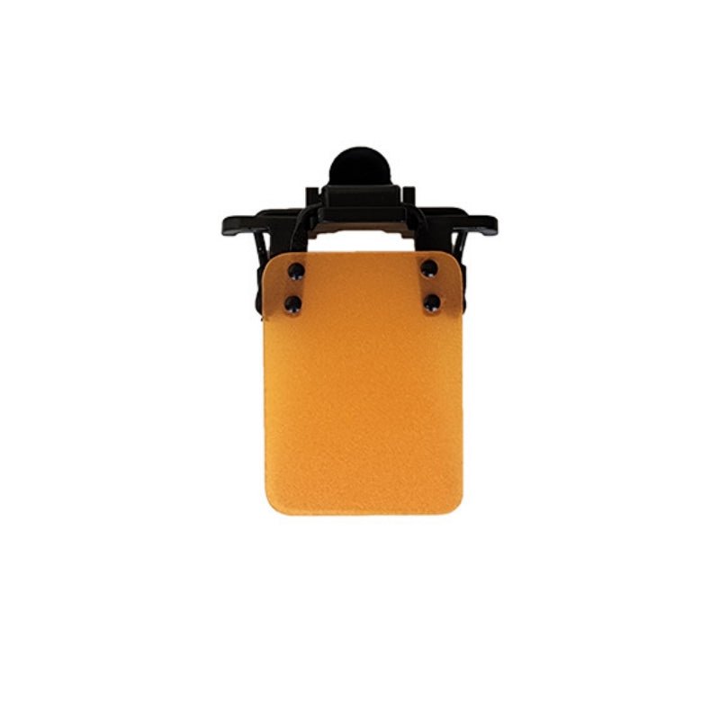 Camera Accessories: ISSF Flip-Up Eyeshield Sport Shooting Eye Shield Aim Blocker Targeting Sight Cover Blinding - Blue-Vertical 3x4cm