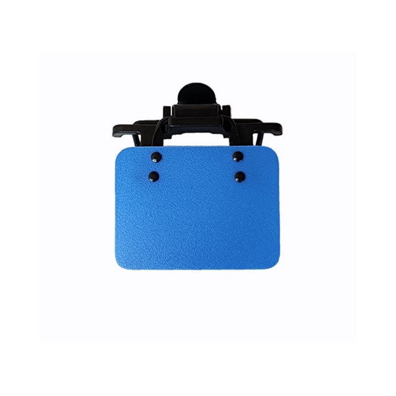 ISSF Flip-Up Eyeshield Sport Shooting Eye Shield Aim Blocker Targeting Sight Cover Blinding - Pink-Horizontal 4x3cm