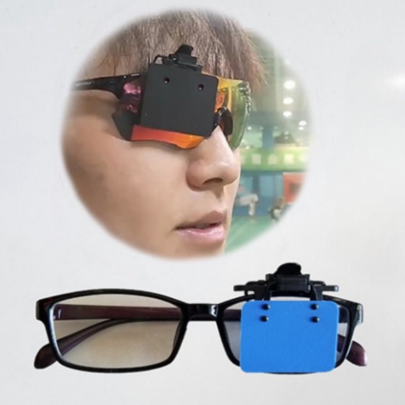 ISSF Flip-Up Eyeshield Sport Shooting Eye Shield Aim Blocker Targeting Sight Cover Blinding - Pink-Vertical 3x4cm