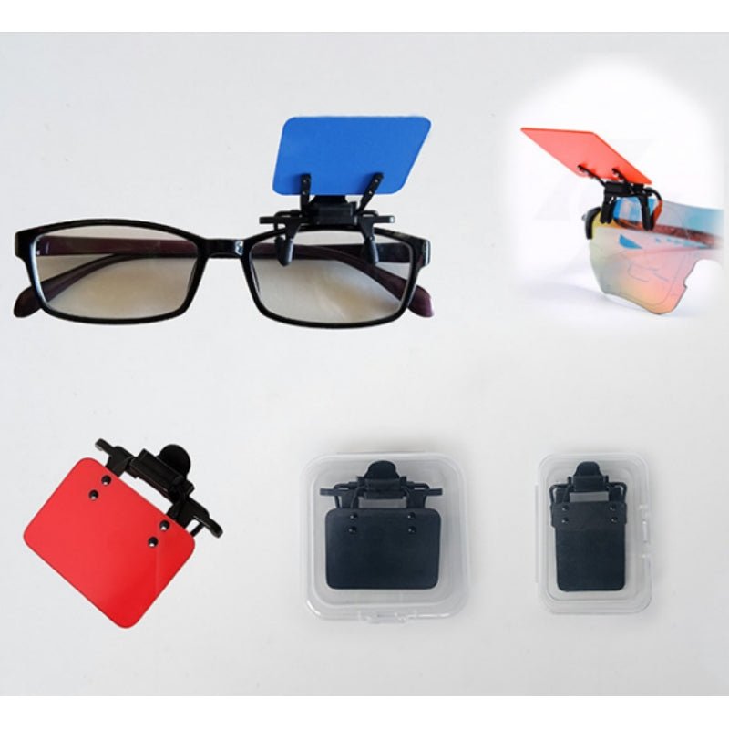 ISSF Flip-Up Eyeshield Sport Shooting Eye Shield Aim Blocker Targeting Sight Cover Blinding - Pink-Vertical 3x4cm