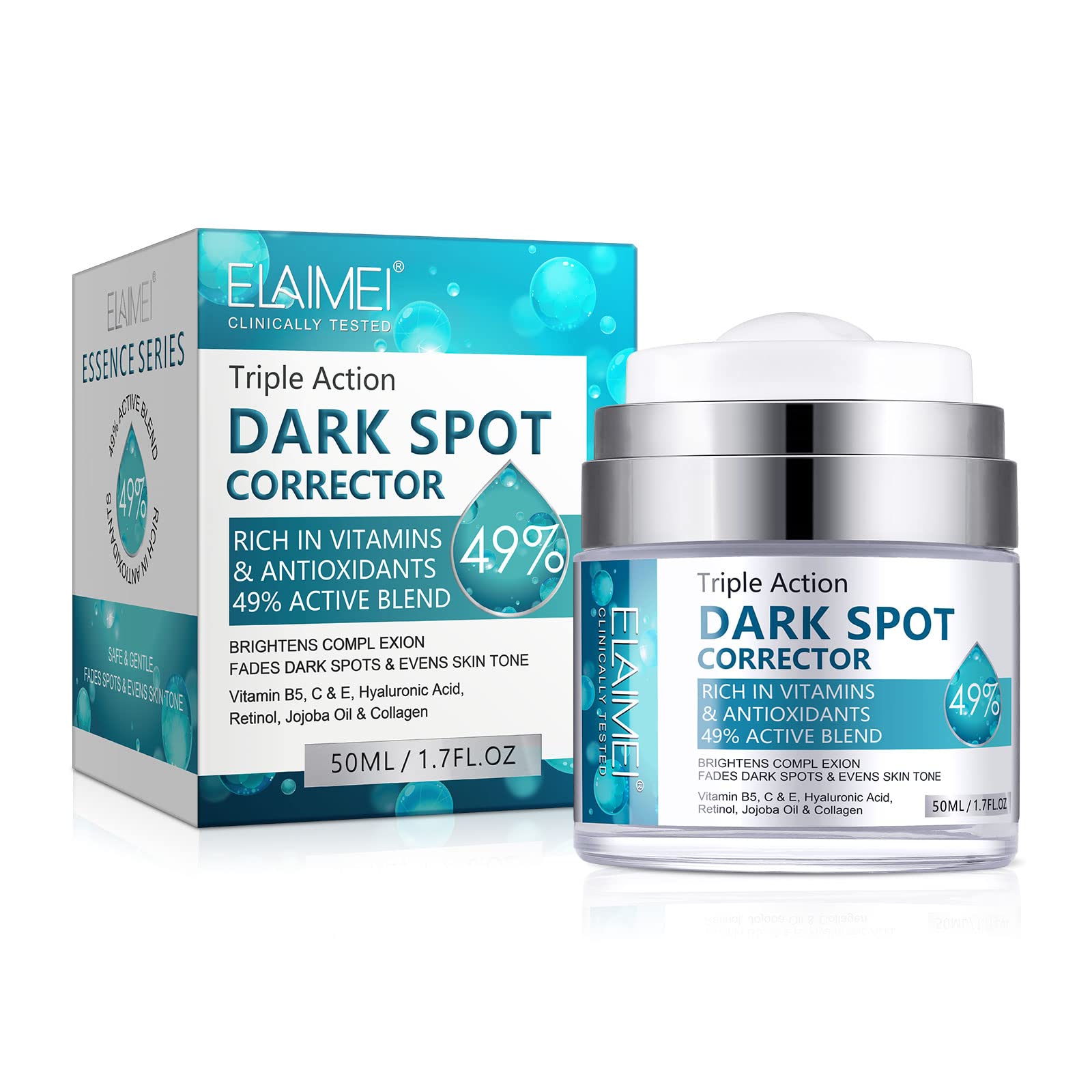 Facial Lotions & Moisturisers: Age Spot Cream | Fades Freckles & Skin Pigmentation | Dark Spot Corrector for Even Skin Tone
