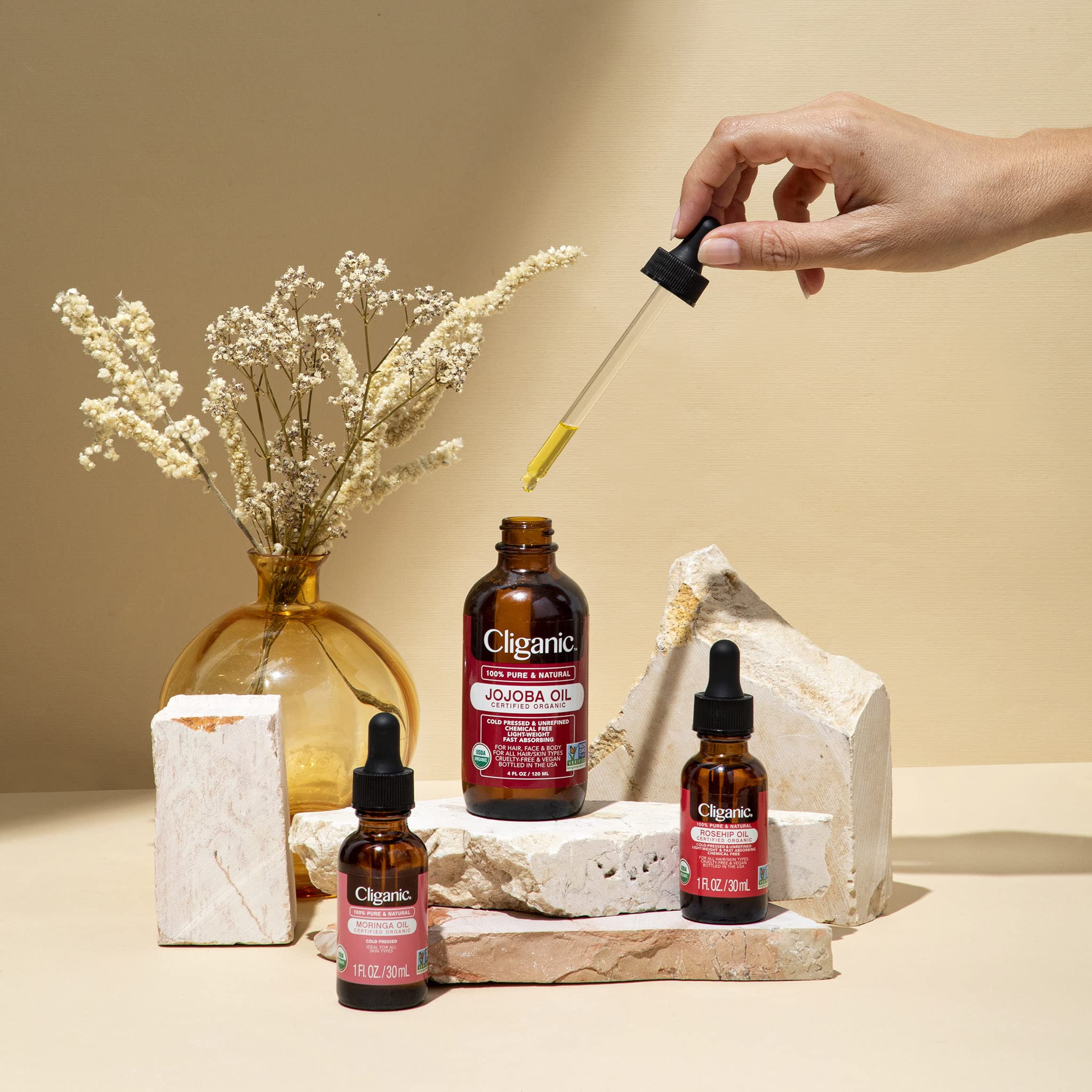 Massage Oils: ✨ 100% Pure Moroccan Argan Oil  120ml for Hair, Face, & Skin