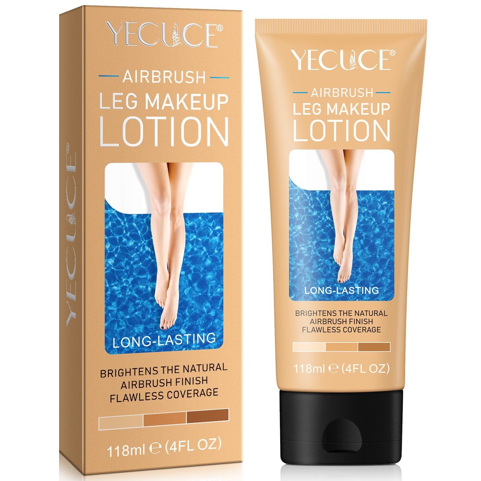 Cosmetics: Airbrush Leg Makeup Lotion 01 Fair skin 118ml