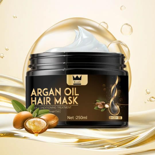 Massage Oils: Xiodi Argan Oil Hair Mask, 100% Pure Anti-Hairfall Dandruff Treatment