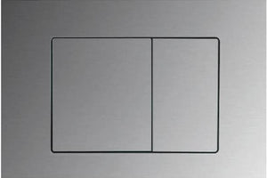 R&T Standard Cisterns Push Plates - Square Brushed Nickel