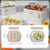 Rice Cookers & Steamers: Hoper Layer Multifunctional Three-layer Stainless Steel Steamer AU Modeal